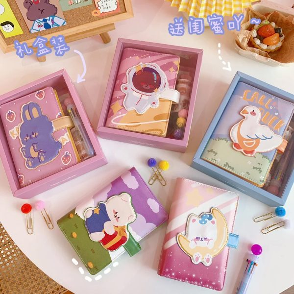 Set De Agendas Kawaii Motivos Adorables