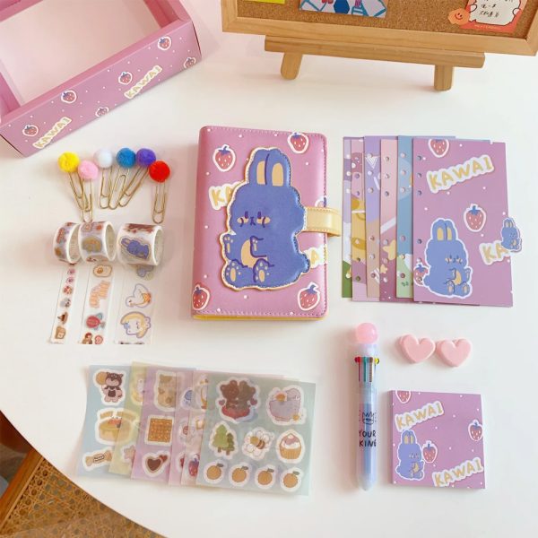 Set De Agendas Kawaii Motivos Adorables - Imagen 3