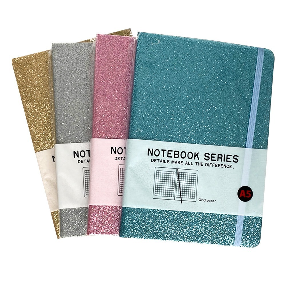 Agenda Escarchada Grande Cuadriculada