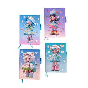 Agendas Kawaii Muñecas y Gatos