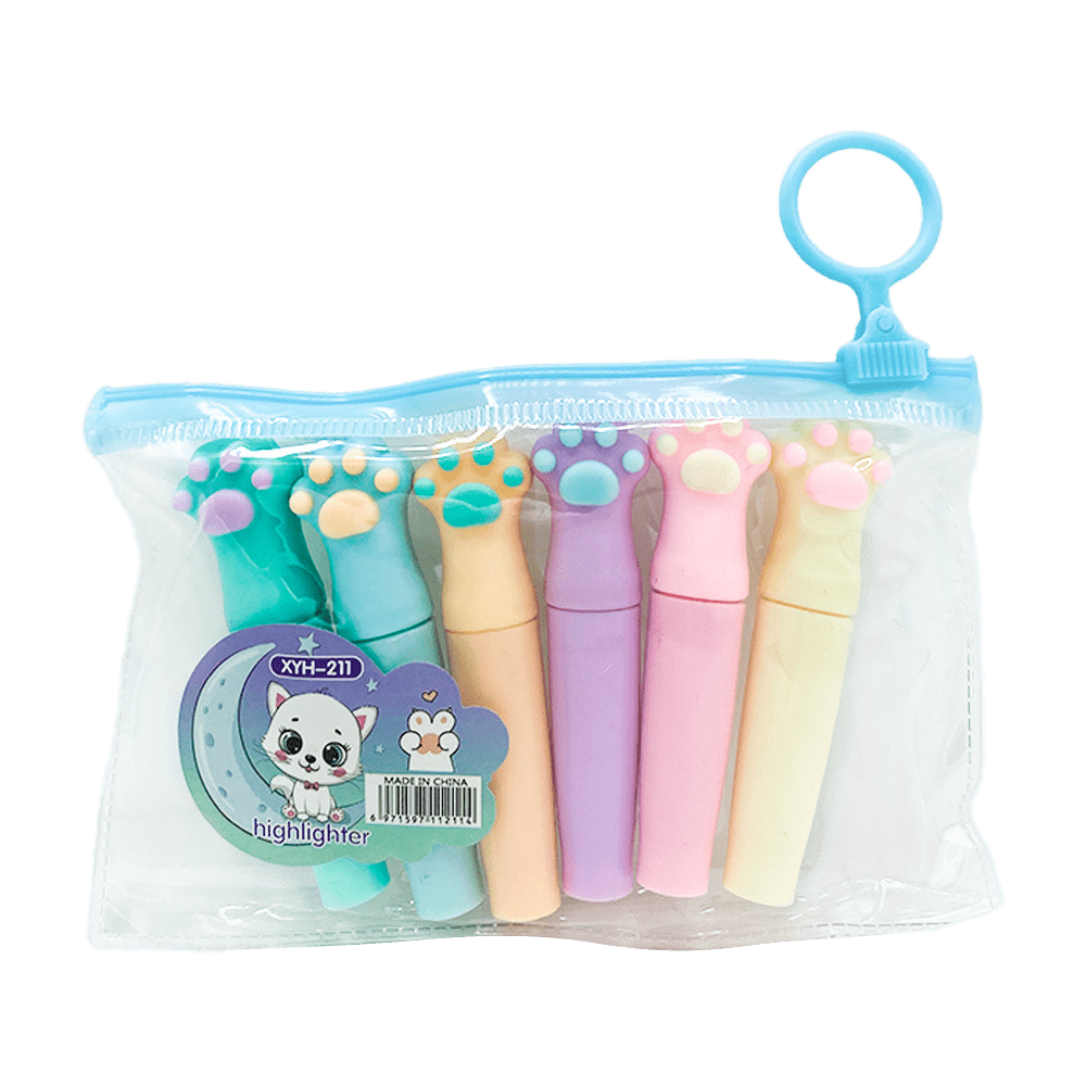 Resaltador Mini Pastel Patica