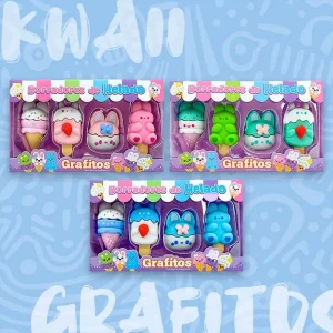 Borradores Grafitos Kawaii De Helado