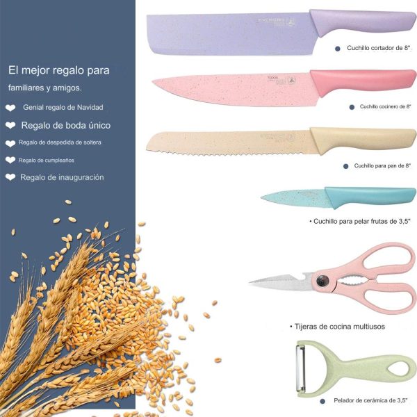 Set De Cuchillos Pasteles x6 Piezas - Imagen 6