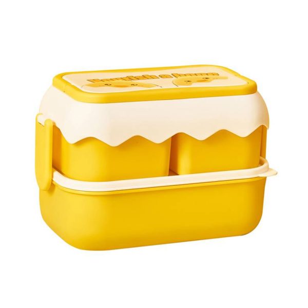 Portacomida Kawaii Pollito x3 Tazas