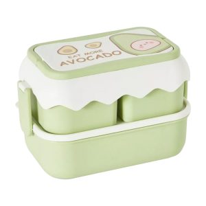 Portacomida Kawaii Aguacate x3 Tazas