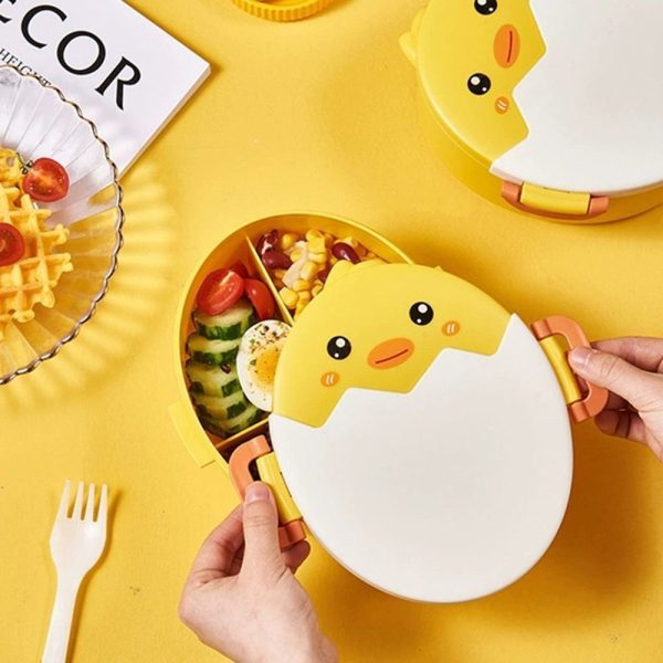 Portacomida Kawaii Huevo Pollito - Imagen 4