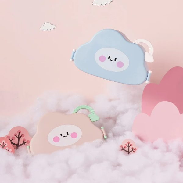 Portacomida Kawaii Nube 3 Espacios - Imagen 2