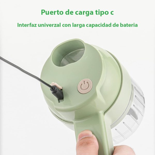 Picadora Port?til El?ctrica De Alimentos - Imagen 6