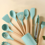 set de utencilios de cocina de silicona set de utencilios de cocina de silicona