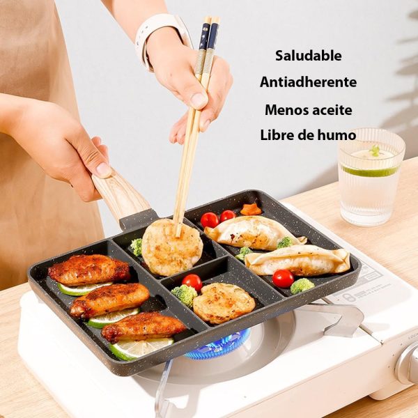 Sarten antiadherente De 4 Espacios - Imagen 4