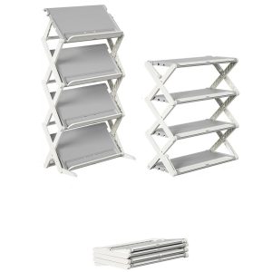 DECORACION HOGAR F-DF024-AGW-CE03 ORGANIZADOR DE ZAPATOS X 4 REPISAS