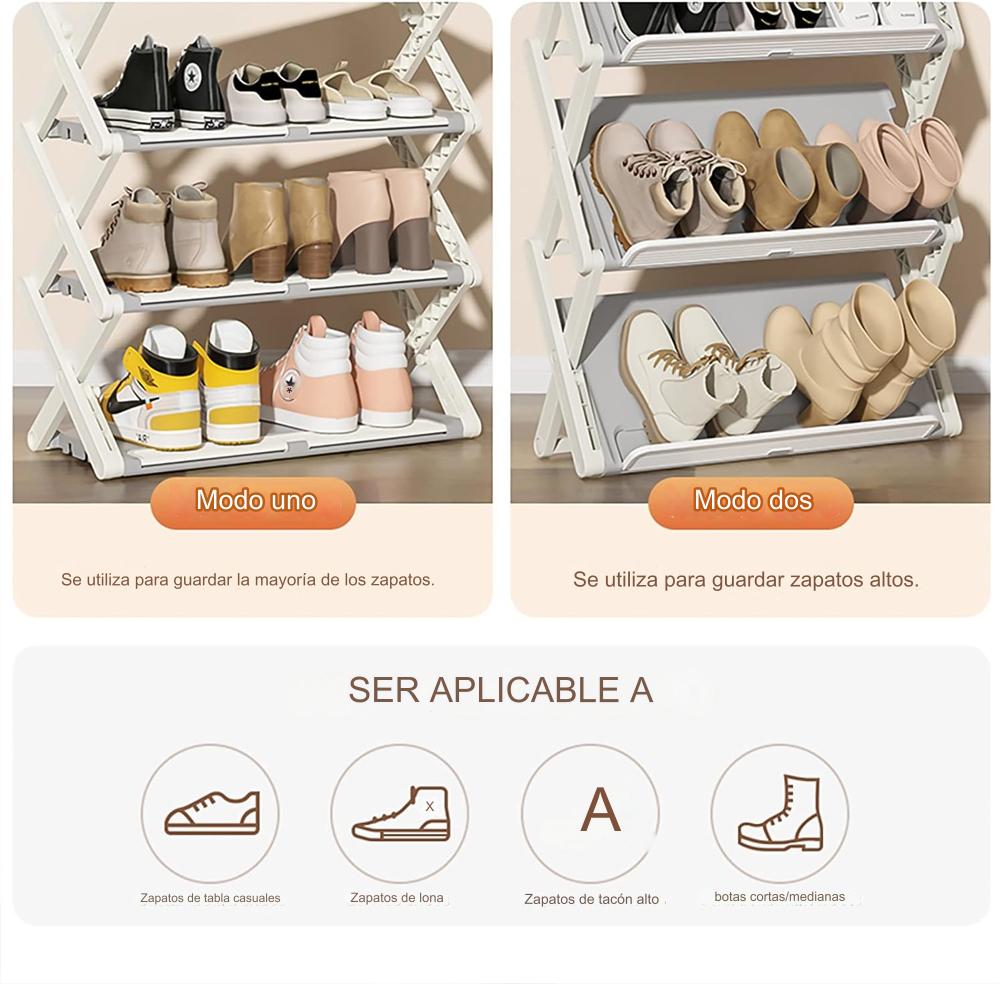 Zapatero Plegable De 4 Niveles - Imagen 6