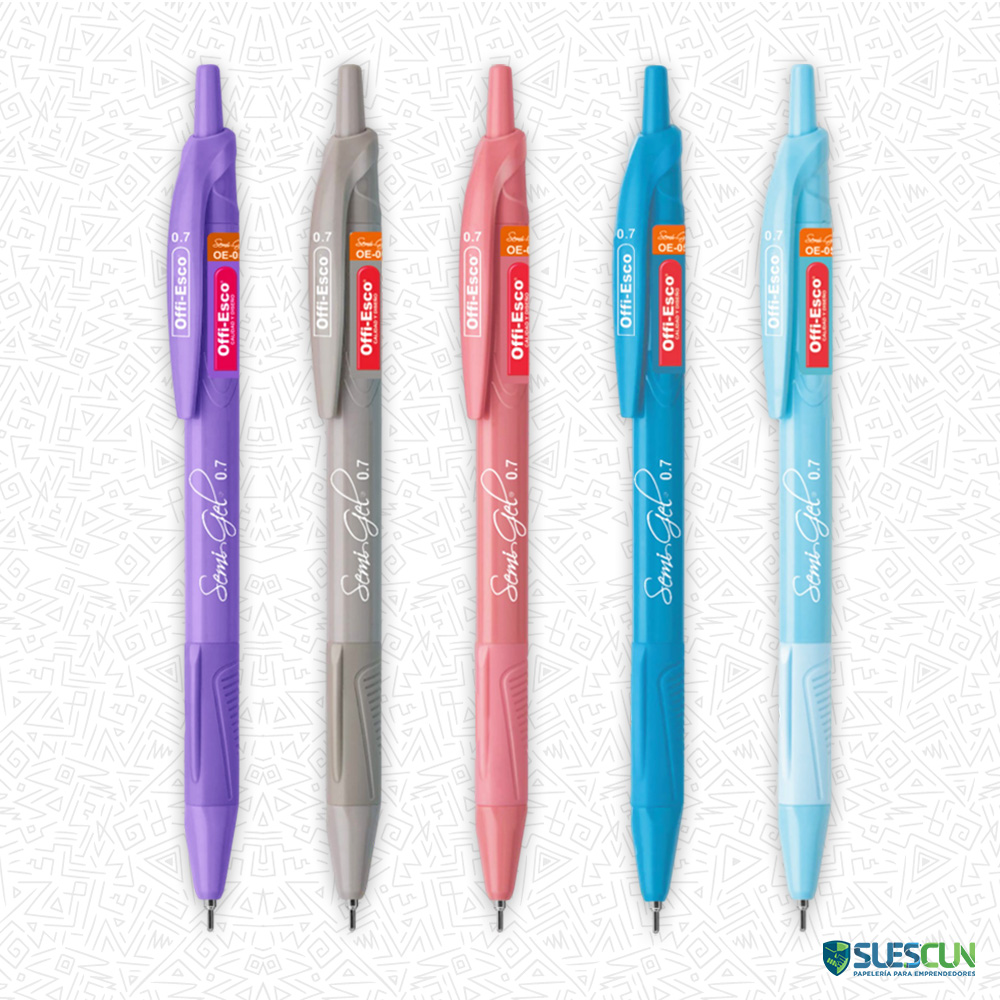 Bolígrafo Semi Gel Offi Esco OE-055F