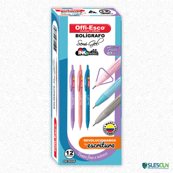 Bolígrafo Semi Gel Offi Esco OE-055F