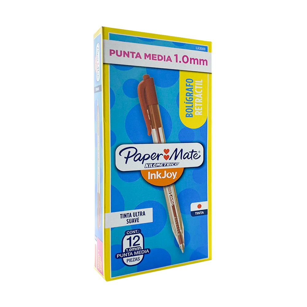 Lapicero Kilométrico Retráctil Rojo - Imagen 2