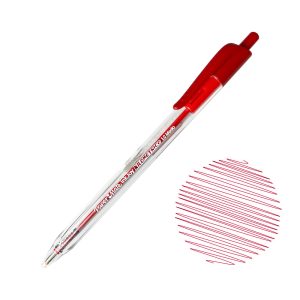 Lapicero Kilométrico Retráctil Rojo