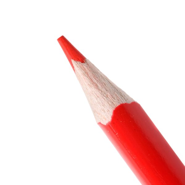 Lápiz Rojo Grafitos De Chequeo Triangular HB - Imagen 4
