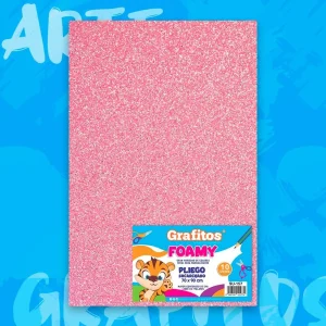 Fommy Lamina Grafitos Escarchado Rosado