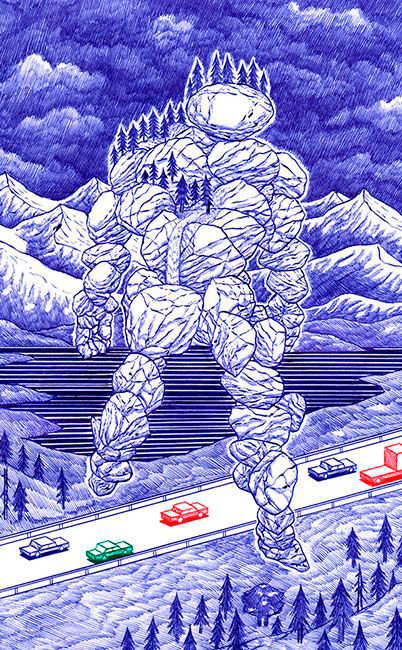 arte con boligrafos bic