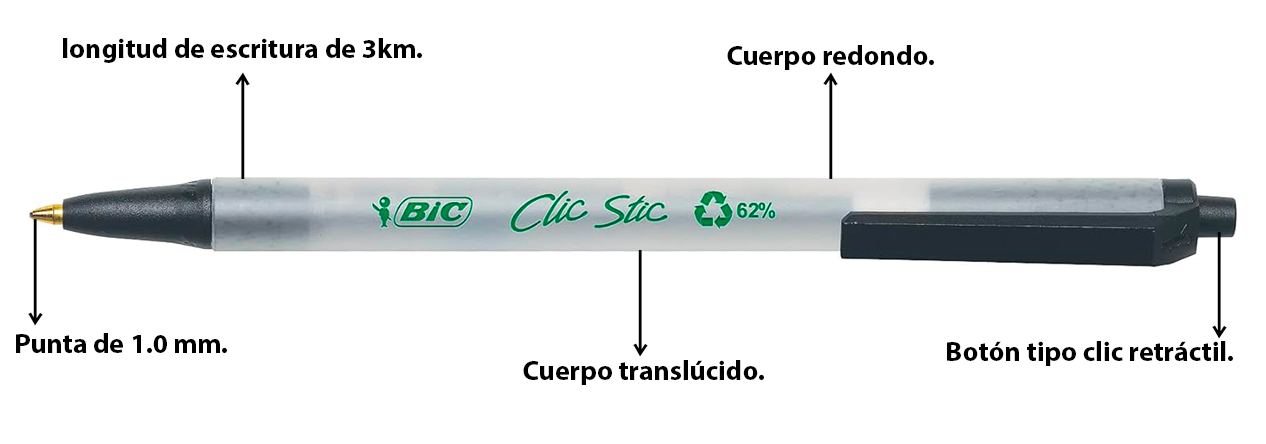 boligrafo bic cristal eco
