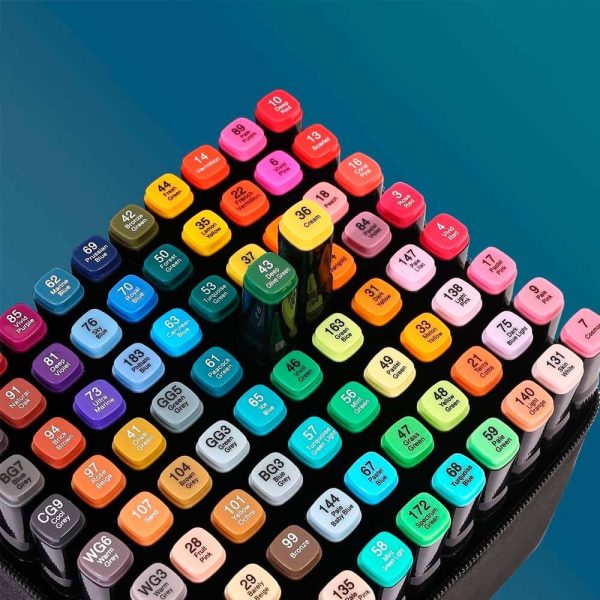 Maletin marcadores touch doblepunta - Grafitos - x 80 - Imagen 2