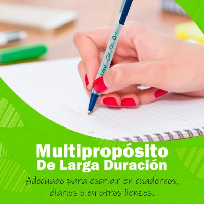multiproposito del boligrafo bic ecolutions