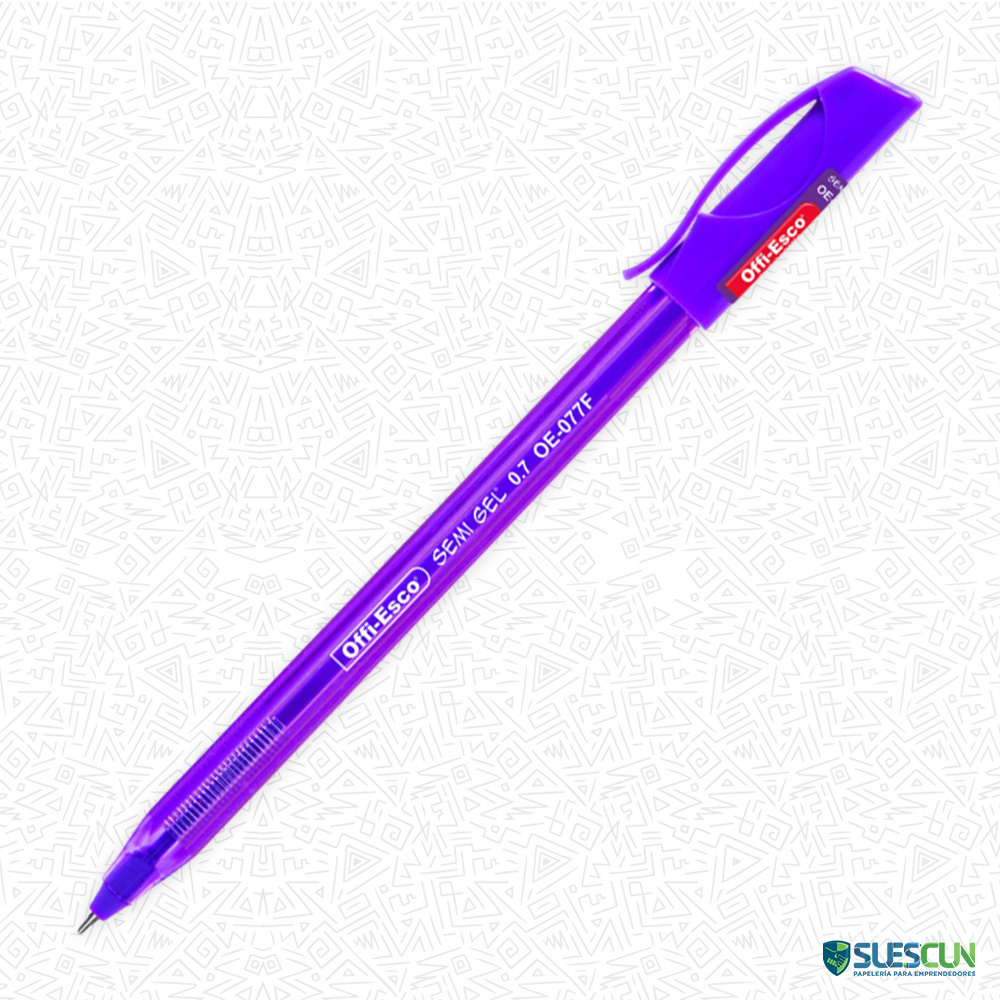 Bolígrafo Offi Esco OE-077 Morado