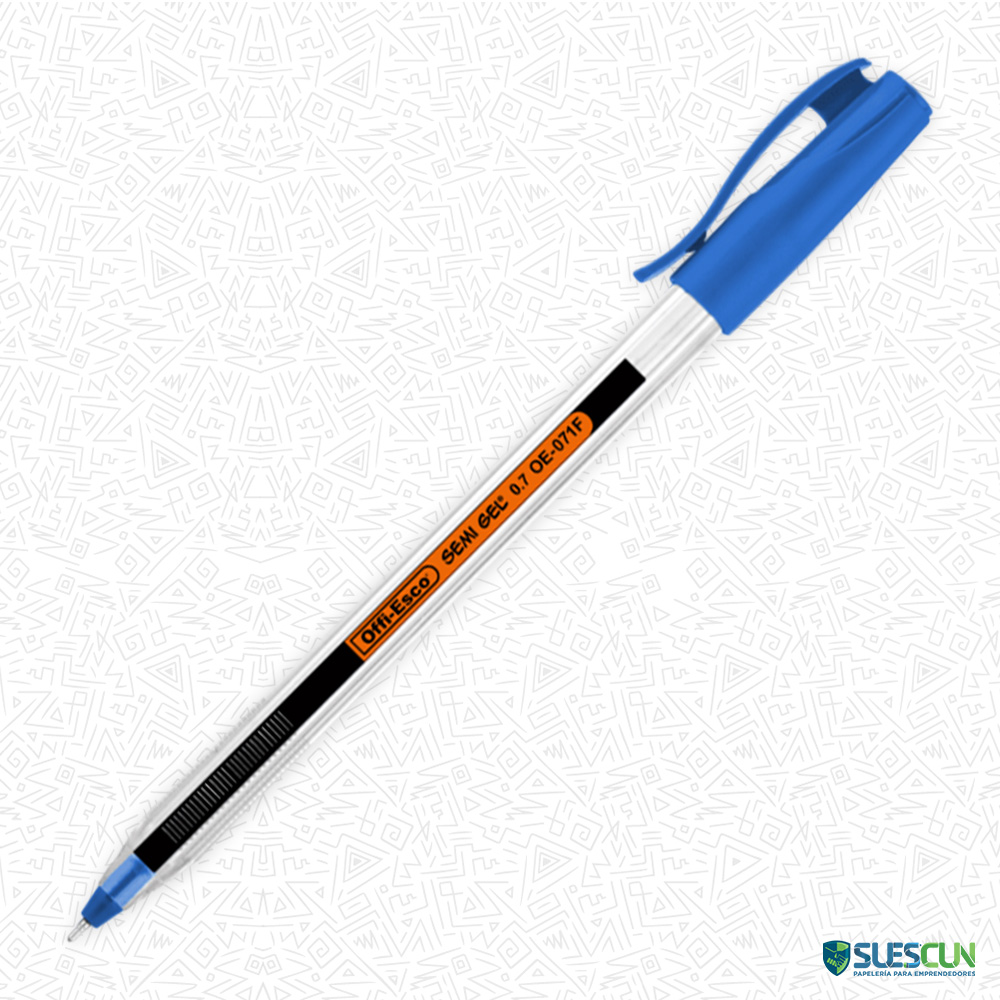 Bolígrafo Offi Esco OE-071F Azul