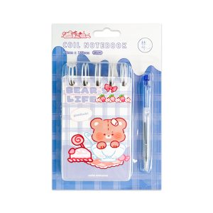 Libreta Argollada Kawaii Motivos Osos