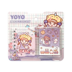 Agenda Mini Kawaii Con Stickers