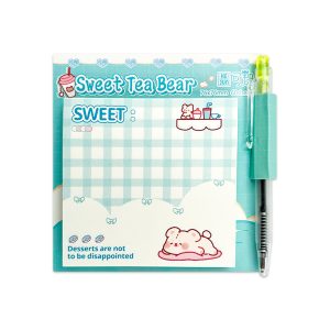 Taco De Notas Kawaii Estampado Con Boligrafo