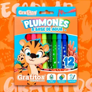 Plumones A Base De Agua Grafitos