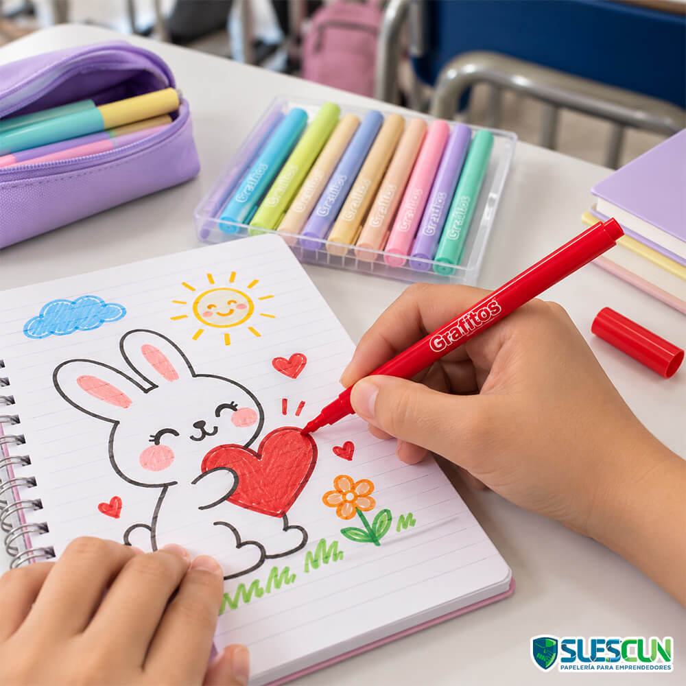 Plumones A Base De Agua Grafitos