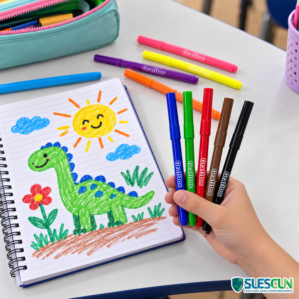 Plumones A Base De Agua Grafitos