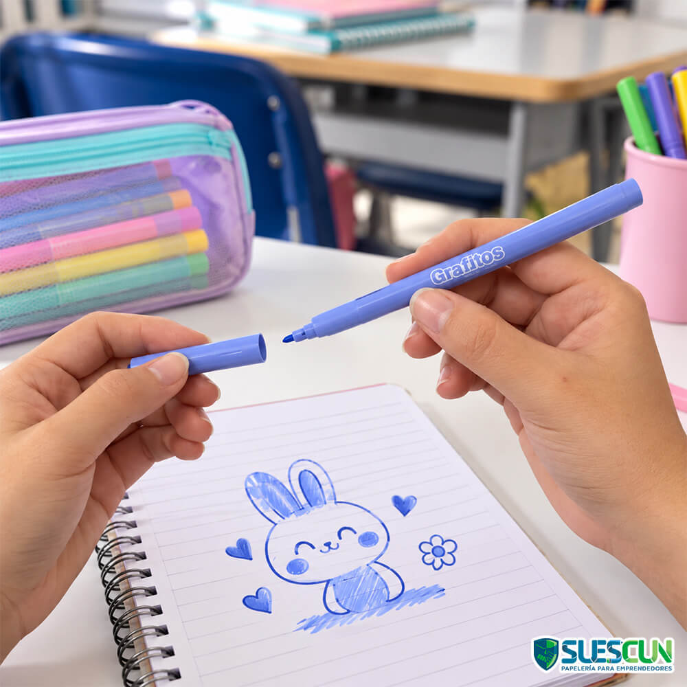 Plumones A Base De Agua Grafitos