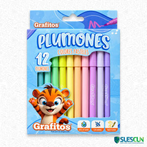 Plumones Colores Pasteles Grafitos