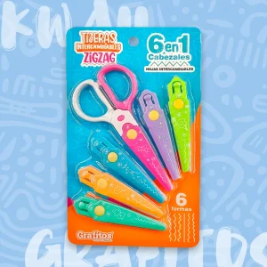 Set De Tijeras 6 En 1 De Figuras