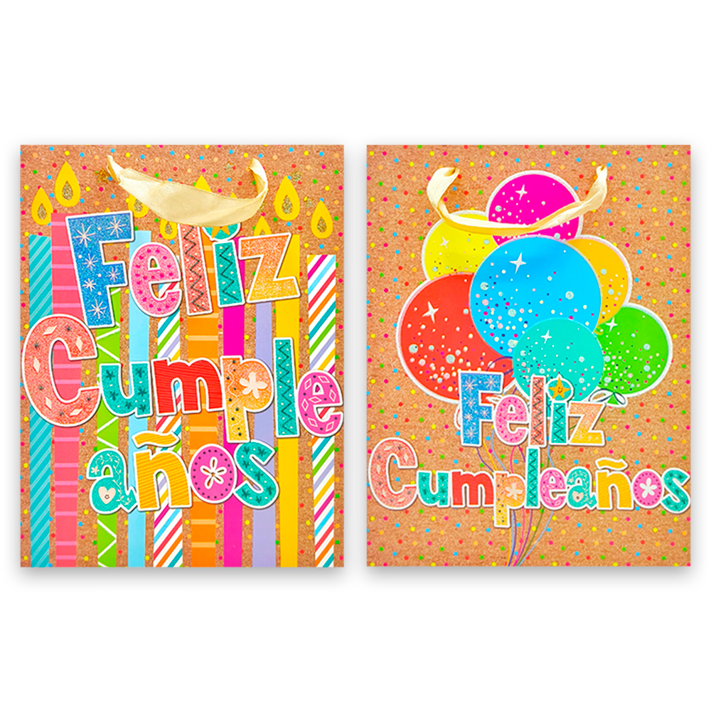 Bosas De Regalos De Papel Kraft Talla M