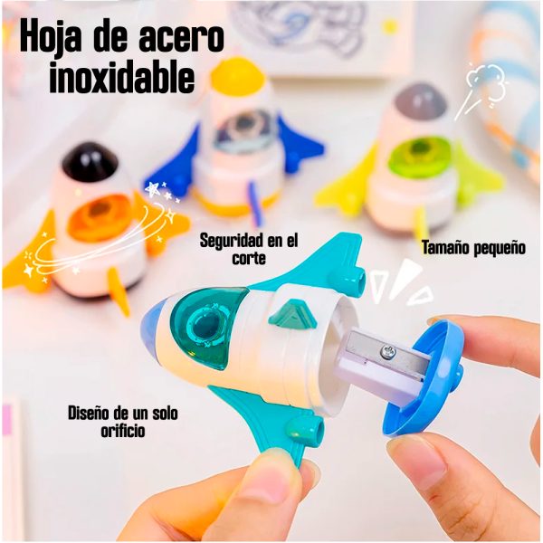 Sacapuntas Sencillo Nave espacial - Imagen 4