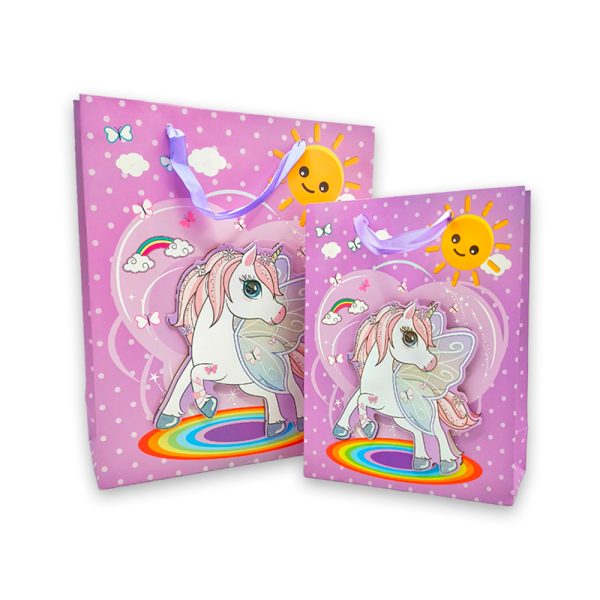 Bolsa De Regalo Talla S Unicornios
