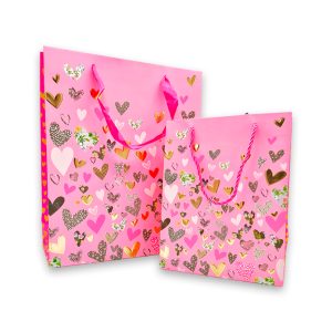 Bolsas De Regalo Corazones Talla S