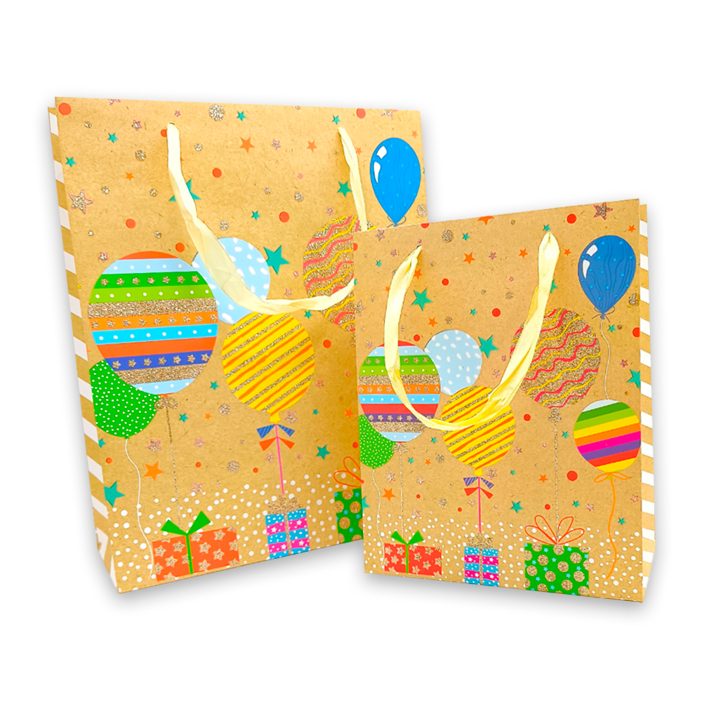 Bolsas De Regalo De Kraft Talla S