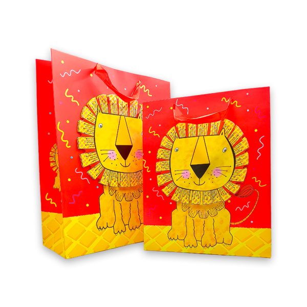 Bolsa Regalo Animales Del Zoológico Talla M