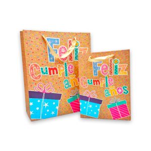 Bosas De Regalos De Papel Kraft Talla M