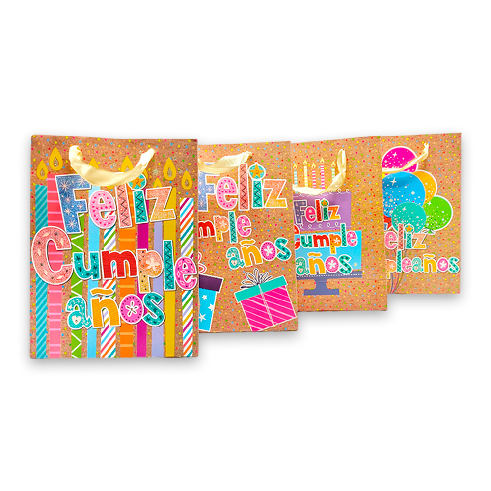 Bosa De Regalo De Papel Kraft Talla S