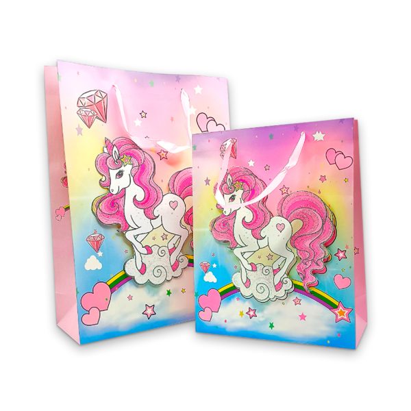 Bolsas De Regalo Unicornios Talla M