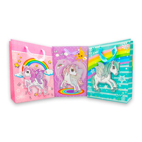 Bolsas De Regalo Talla M Unicornios