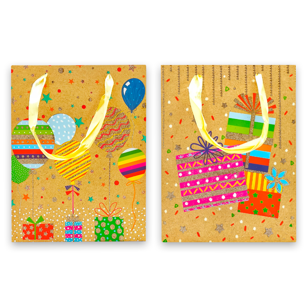 Bolsas De Regalo De Kraft Talla S