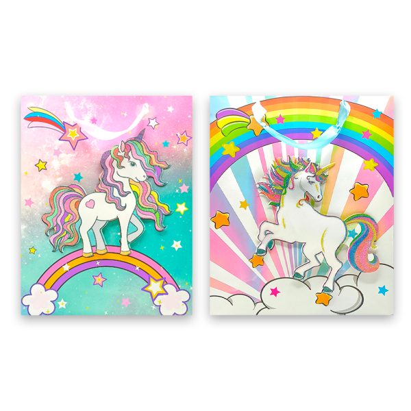 Bolsas De Regalo Unicornios Talla M