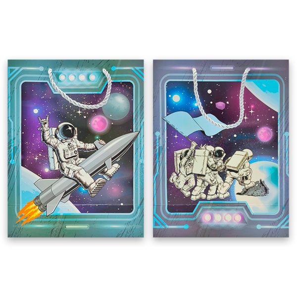 Bolsa De Regalo Talla M Espacial - Imagen 2